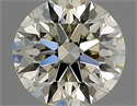 Natural Diamond 0.70 Carats, Round with Excellent Cut, K Color, VVS1 Clarity and Certified by IGI