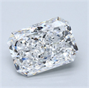 Diamante Natural 4.06 quilates, Radiante , Color D, claridad VS2 y certificado GIA