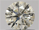 Natural Diamond 0.53 Carats, Round with Excellent Cut, M Color, VS1 Clarity and Certified by GIA