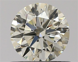 Picture of Natural Diamond 0.53 Carats, Round with Excellent Cut, M Color, VS1 Clarity and Certified by GIA