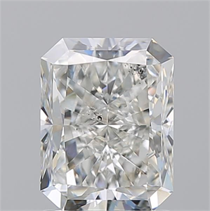 Picture of Natural Diamond 1.70 Carats, Radiant with  Cut, I Color, SI2 Clarity and Certified by GIA