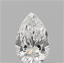 Diamante Natural 0.50 quilates, De pera , Color D, claridad VS2 y certificado GIA
