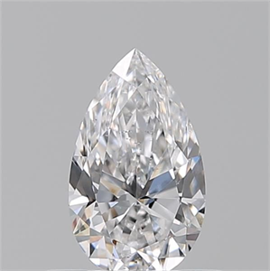 Picture of Natural Diamond 0.51 Carats, Pear with  Cut, E Color, SI1 Clarity and Certified by GIA