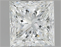 Natural Diamond 0.60 Carats, Princess with  Cut, I Color, VS2 Clarity and Certified by GIA
