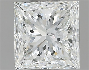 Picture of Natural Diamond 0.60 Carats, Princess with  Cut, I Color, VS2 Clarity and Certified by GIA