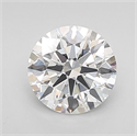 Lab Grown Diamond 1.03 Carats, Round with Ideal Cut, D Color, VS1 Clarity and Certified by IGI