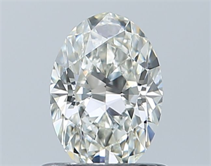 Foto Diamante Natural 0.70 quilates, Ovalado , Color H, claridad VVS1 y certificado IGI de