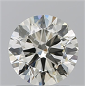 Natural Diamond 1.50 Carats, Round with Very Good Cut, L Color, SI2 Clarity and Certified by GIA