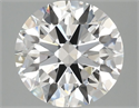 Lab Grown Diamond 3.04 Carats, Round with Excellent Cut, F Color, VVS2 Clarity and Certified by IGI