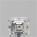 Natural Diamond 0.70 Carats, Asscher with  Cut, H Color, VVS1 Clarity and Certified by GIA
