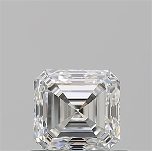Picture of Natural Diamond 0.70 Carats, Asscher with  Cut, H Color, VVS1 Clarity and Certified by GIA