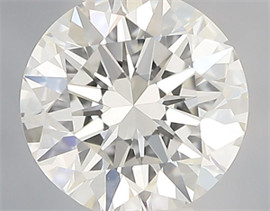 Picture of Natural Diamond 0.70 Carats, Round with Very Good Cut, F Color, VVS1 Clarity and Certified by IGI