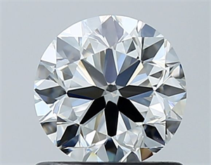 Picture of Natural Diamond 0.90 Carats, Round with Very Good Cut, H Color, VVS1 Clarity and Certified by GIA