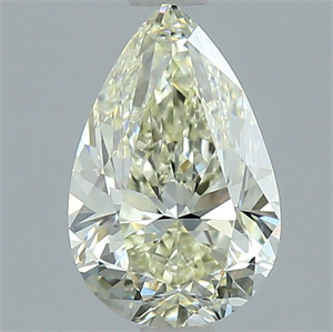 Picture of Natural Diamond 1.50 Carats, Pear with  Cut, K Color, VVS2 Clarity and Certified by IGI