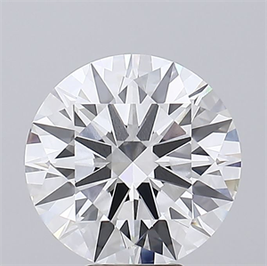 Picture of Lab Grown Diamond 7.09 Carats, Round with Ideal Cut, F Color, VVS1 Clarity and Certified by IGI