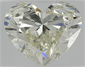 Diamante Natural 1.05 quilates, Corazón , Color K, claridad VVS1 y certificado HRD