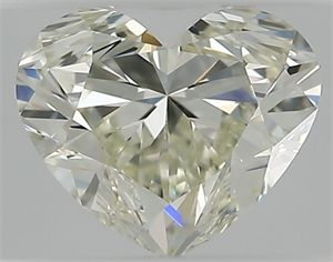 Foto Diamante Natural 1.05 quilates, Corazón , Color K, claridad VVS1 y certificado HRD de