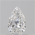 Natural Diamond 0.51 Carats, Pear with  Cut, F Color, VVS1 Clarity and Certified by GIA
