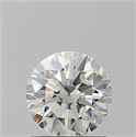 Natural Diamond 0.97 Carats, Round with Excellent Cut, J Color, SI1 Clarity and Certified by GIA