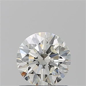 Picture of Natural Diamond 0.97 Carats, Round with Excellent Cut, J Color, SI1 Clarity and Certified by GIA