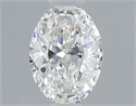 Natural Diamond 0.40 Carats, Oval with  Cut, G Color, SI1 Clarity and Certified by GIA