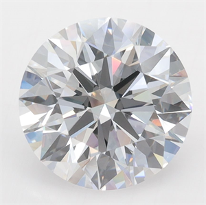 Picture of Lab Grown Diamond 3.82 Carats, Round with Excellent Cut, D Color, VVS1 Clarity and Certified by GIA