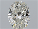 Natural Diamond 2.51 Carats, Oval with  Cut, H Color, VS2 Clarity and Certified by GIA