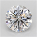 Lab Grown Diamond 3.11 Carats, Round with Ideal Cut, D Color, IF Clarity and Certified by IGI