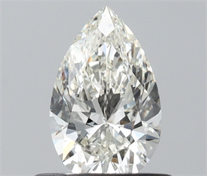 Picture of Natural Diamond 0.53 Carats, Pear with  Cut, I Color, VVS1 Clarity and Certified by IGI