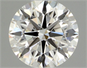 Natural Diamond 0.42 Carats, Round with Excellent Cut, I Color, VS2 Clarity and Certified by GIA