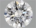 Lab Grown Diamond 1.03 Carats, Round with Ideal Cut, E Color, VVS2 Clarity and Certified by IGI