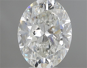 Picture of Natural Diamond 0.53 Carats, Oval with  Cut, I Color, VS1 Clarity and Certified by GIA