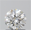 Natural Diamond 1.01 Carats, Round with Excellent Cut, F Color, SI2 Clarity and Certified by GIA