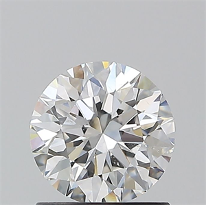 Picture of Natural Diamond 1.01 Carats, Round with Excellent Cut, F Color, SI2 Clarity and Certified by GIA