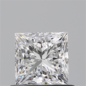 Picture of Natural Diamond 0.70 Carats, Princess with  Cut, F Color, SI1 Clarity and Certified by GIA
