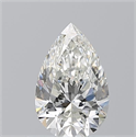 Natural Diamond 0.72 Carats, Pear with  Cut, H Color, VS1 Clarity and Certified by GIA