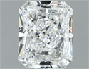 Natural Diamond 0.50 Carats, Radiant with  Cut, D Color, VVS1 Clarity and Certified by GIA
