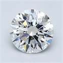 Diamante Natural 1.57 quilates, Redondo , Color F, claridad VVS1 y certificado GIA