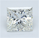 Natural Diamond 5.01 Carats, Princess with  Cut, I Color, VS1 Clarity and Certified by GIA