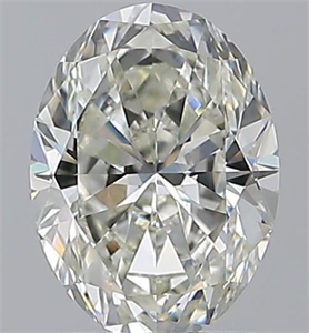 Picture of Natural Diamond 1.70 Carats, Oval with  Cut, J Color, VS2 Clarity and Certified by GIA