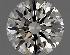 Picture of Natural Diamond 0.40 Carats, Round with Excellent Cut, J Color, VS2 Clarity and Certified by GIA