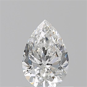 Picture of Natural Diamond 0.54 Carats, Pear with  Cut, F Color, VVS2 Clarity and Certified by GIA