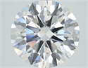 Lab Grown Diamond 5.76 Carats, Round with Ideal Cut, E Color, VS1 Clarity and Certified by IGI