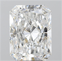 Natural Diamond 5.05 Carats, Radiant with  Cut, E Color, IF Clarity and Certified by GIA