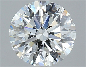 Foto Diamante Natural 1.68 quilates, Redondo , Color F, claridad SI2 y certificado GIA de