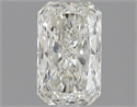Natural Diamond 0.50 Carats, Radiant with  Cut, I Color, SI1 Clarity and Certified by GIA
