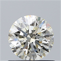 Diamante Natural 0.70 quilates, Redondo , Color L, claridad SI1 y certificado GIA