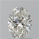 Diamante Natural 0.90 quilates, Ovalado , Color I, claridad SI1 y certificado GIA