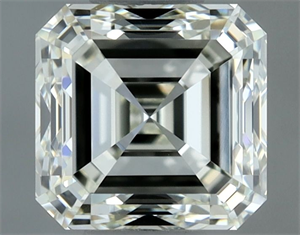 Picture of Natural Diamond 1.00 Carats, Asscher with  Cut, J Color, VVS1 Clarity and Certified by IGI