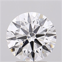 Lab Grown Diamond 2.44 Carats, Round with Ideal Cut, D Color, IF Clarity and Certified by IGI